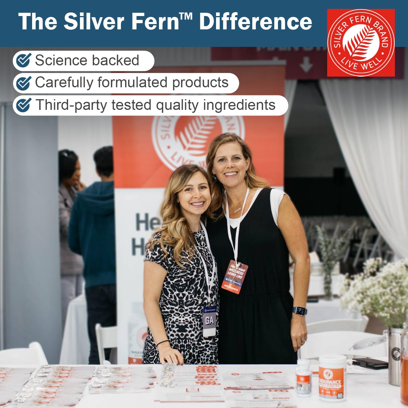 Fabriqué aux États‑Unis dans une installation cgmp avec Silver Fern.