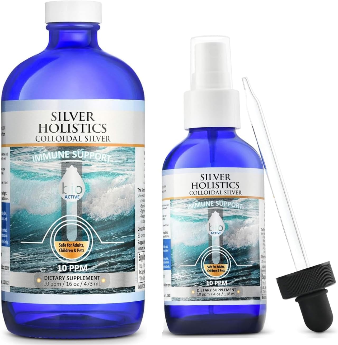 SILVER HOLISTICS spray : brume fine pour une application facile