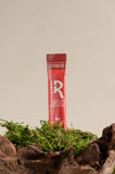 Smoothie saveur fraise-melon avec Roots Focus, dégustation rafraîchissante.