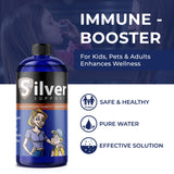 Silver Support avec pipette-doseuse pour un dosage précis.