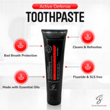 Haleine fraîche après brushing avec la pâte SilverCeuticals.