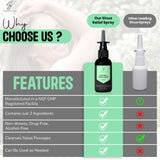 SilverCeuticals Sinus Relief: application quotidienne sans rebond pour passages nasaux
