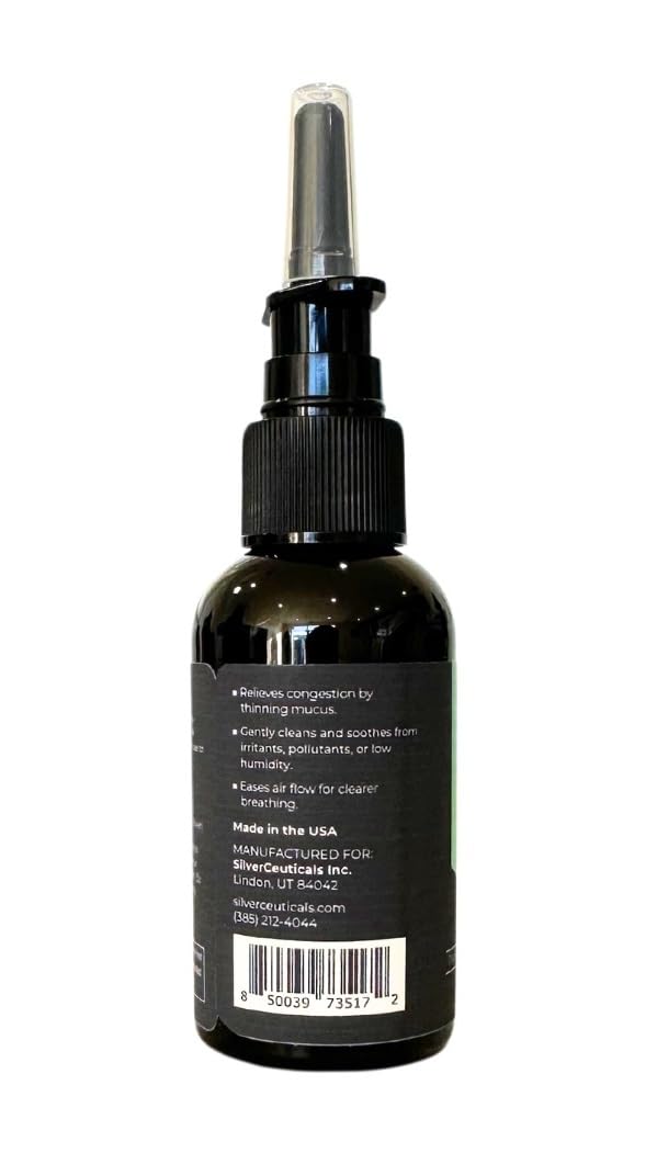 SilverCeuticals Sinus Relief: spray nasal nano argent favorisant une décongestion rapide