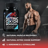 Étiquette SilverOnyx oxido nitrique 3000mg — dosage pré-entraînement visible.