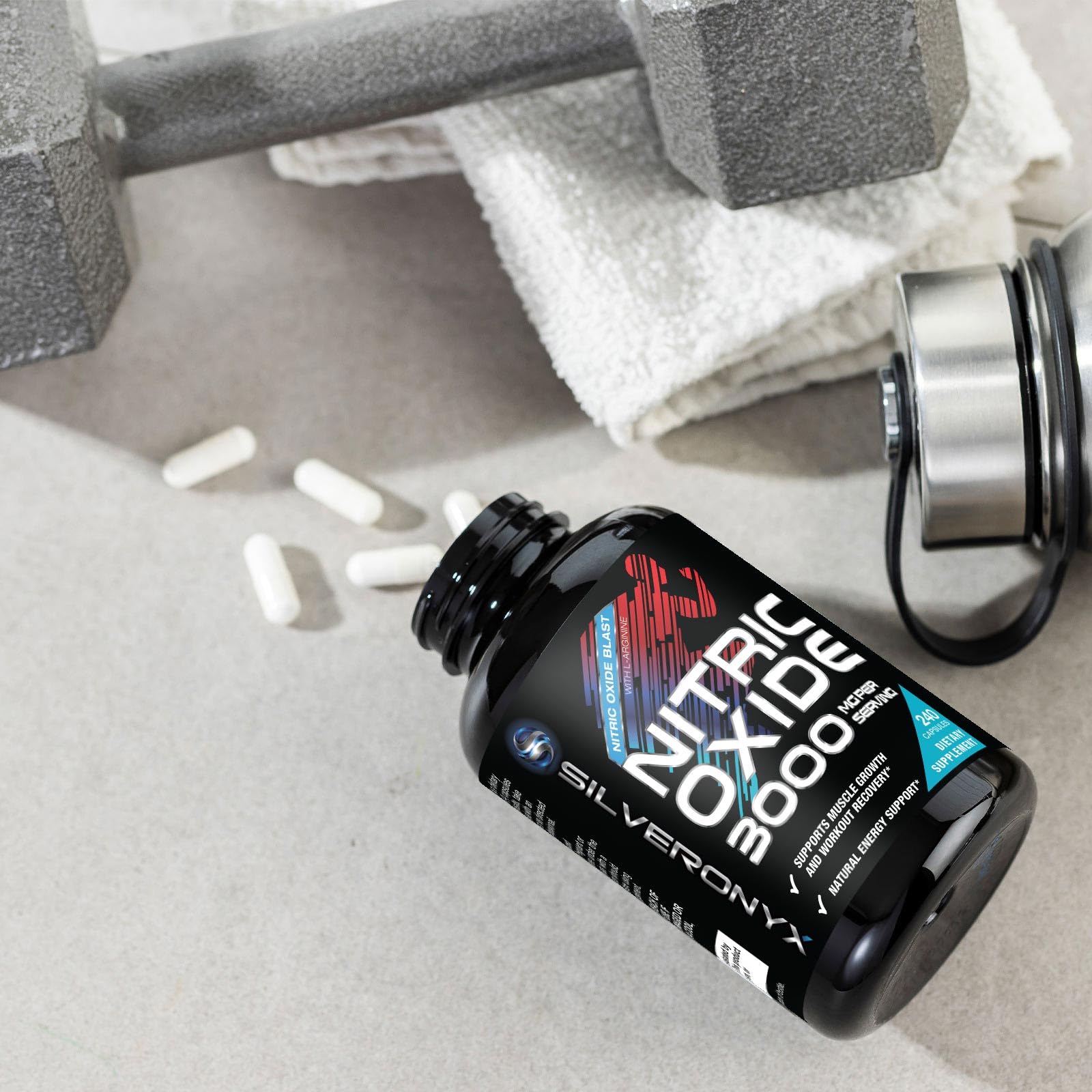 SilverOnyx oxido nitrique 3000mg — ingrédients et formulation détaillés.