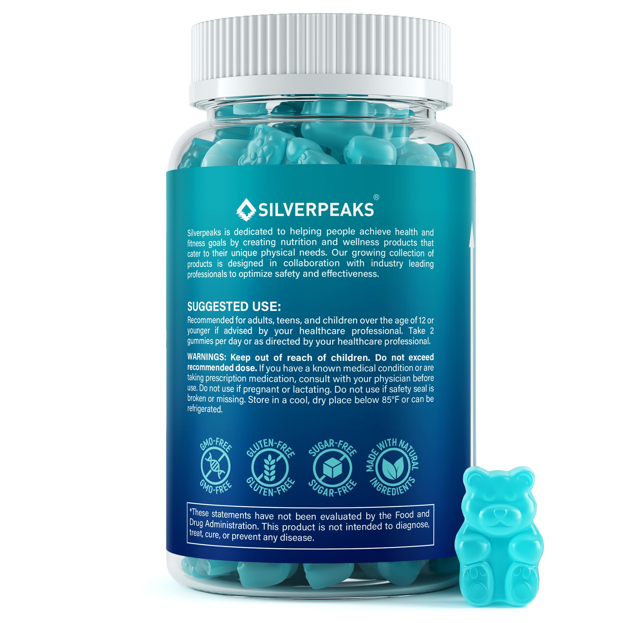Gommes Silverpeaks Croissance, boîte ouverte prête à consommer.