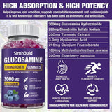 Gummies Simhould pour les articulations, soutien lors d’activités quotidiennes.