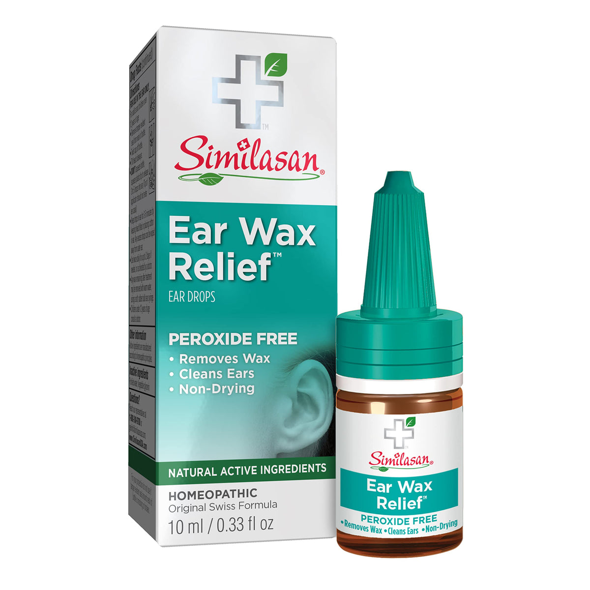 Kit Similasan d'élimination du cerumen, emballage pratique pour le rangement
