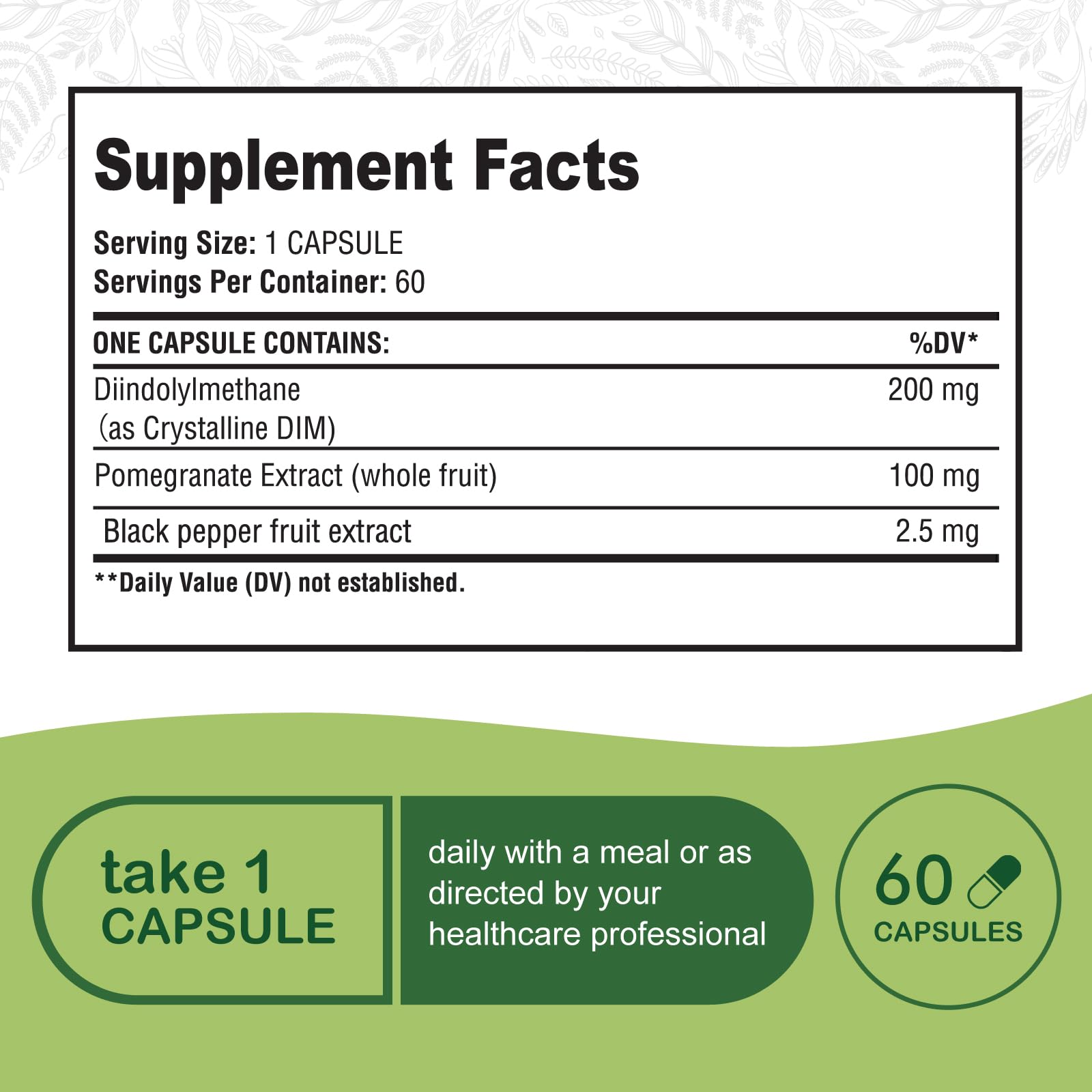 Simlike DIM Détox, emballage vert, indication d'absorption améliorée.