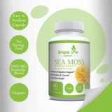 Simple Life Nutrition mousse de mer, dosage quotidien recommandé.
