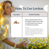 Guide de dosage quotidien Levitox pour une routine souple.