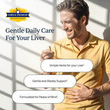Étui Levitox Simple Promise avec étiquette lisible facilitant le dosage quotidien.