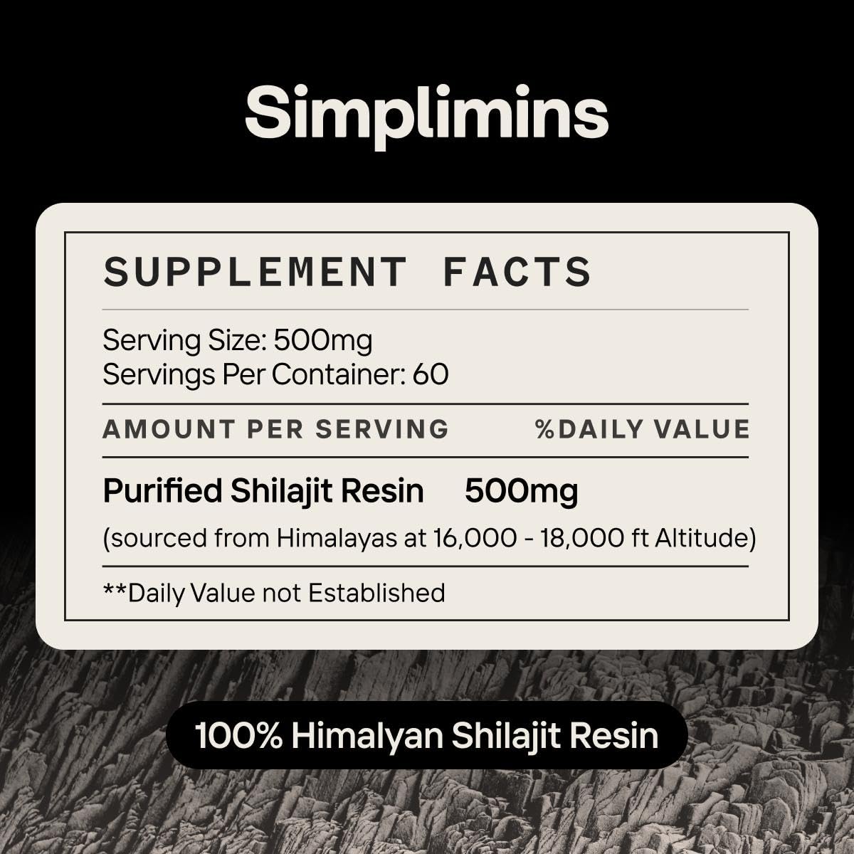 Simplimins Shilajit peut soutenir énergie et concentration au quotidien.