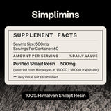 Simplimins Shilajit peut soutenir énergie et concentration au quotidien.