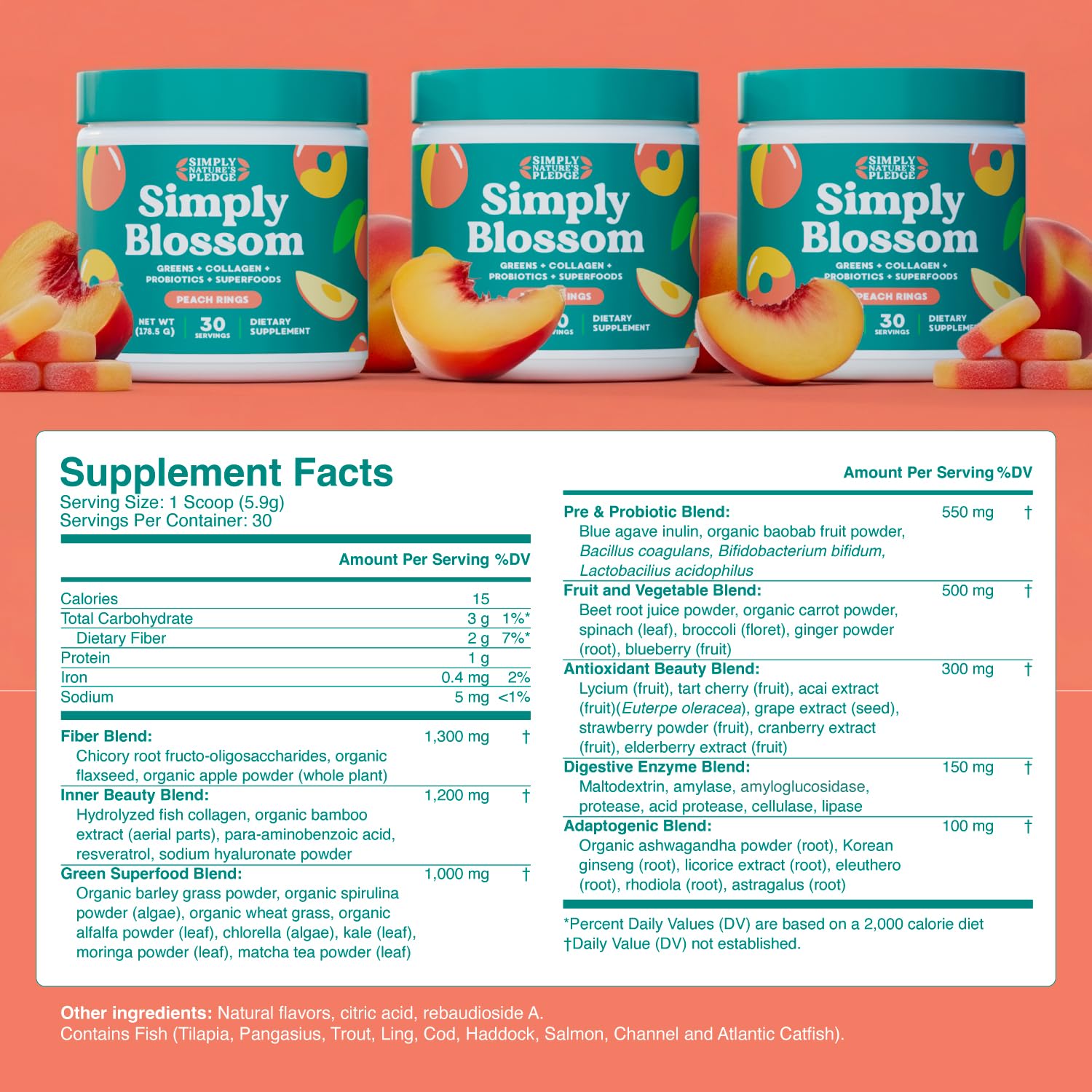 Simply Blossom Dose Cuillère Poudre: dosage facile pour votre boisson.