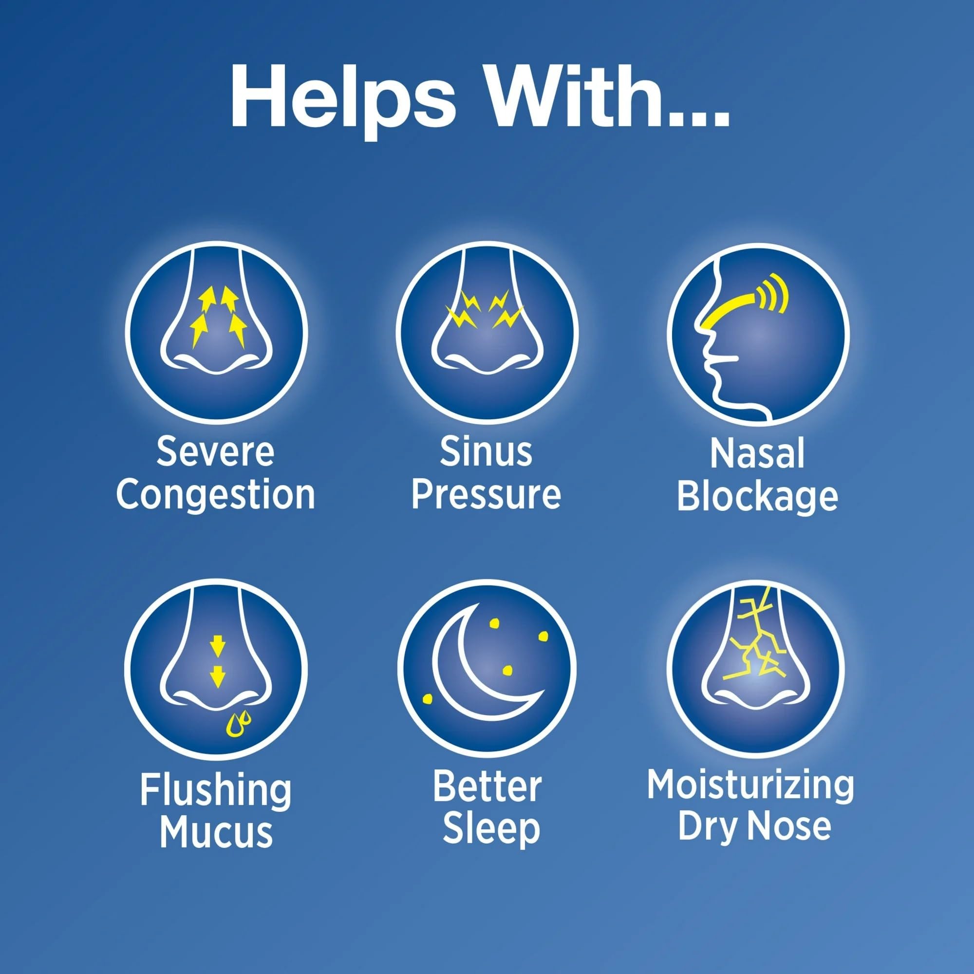 Spray nasal Simply Saline contribue à une respiration plus fluide.