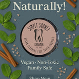 SIMPLY SOONEY sans gluten et sans BPA pour une hygiène bucco-dentaire consciente.