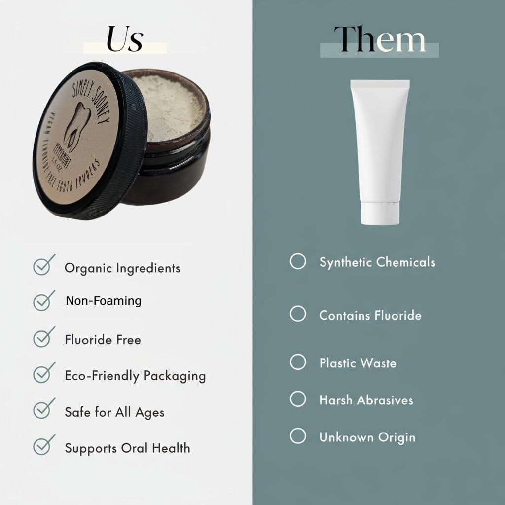 SIMPLY SOONEY menthe biologique et huiles essentielles offrent une sensation rafraîchissante.