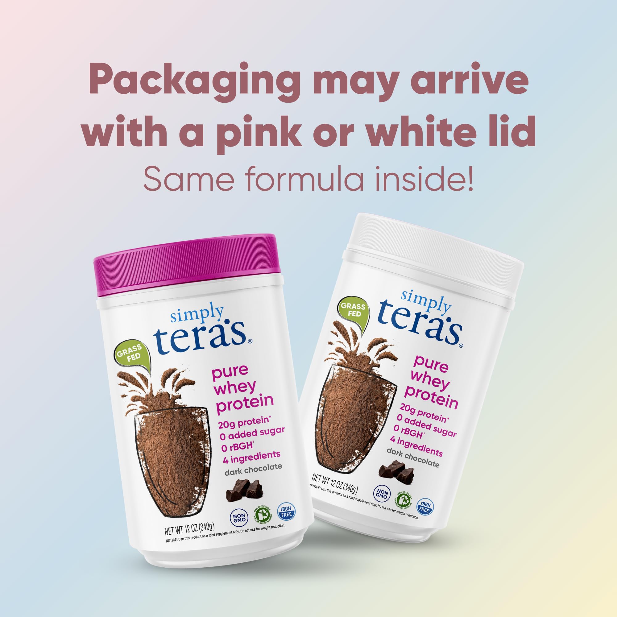 la poudre simply tera's protéine lactosérum ingrédients naturels, sans artificiels, pour une nutrition saine.