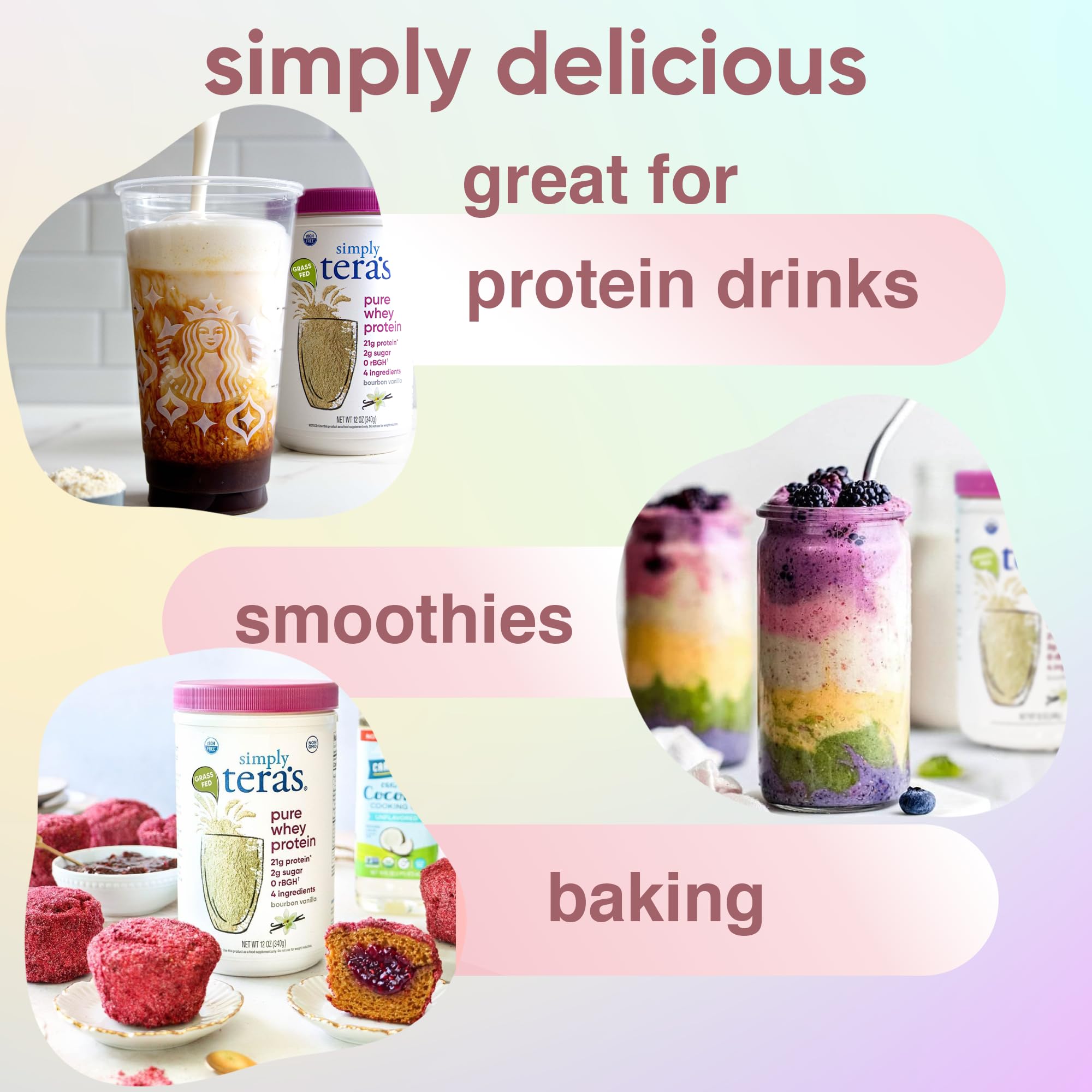 simply-teras protéine vanille, pour des flocons d'avoine plus consistants et nourrissants.