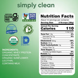 Doseur montrant la portion idéale de Simply Tera's Whey Nature.