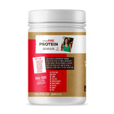 SimplyFUEL poudre protéinée pois chiche dans une soupe, apport protéique discret.