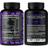 Ce mélange SimplyVital Biotine-Collagene-Keratine, ingrédients de beauté