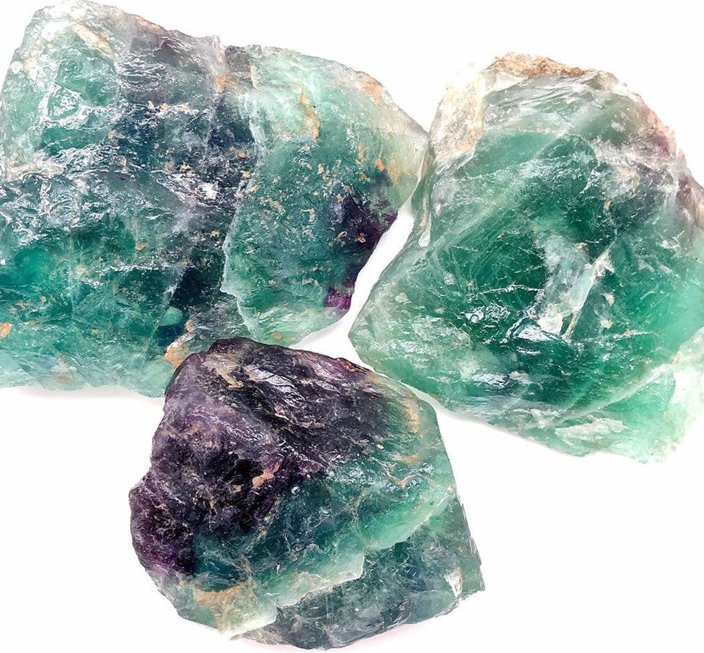 Simurg fluorite brute arc-en-ciel, couleurs naturelles pour décor ou collection.