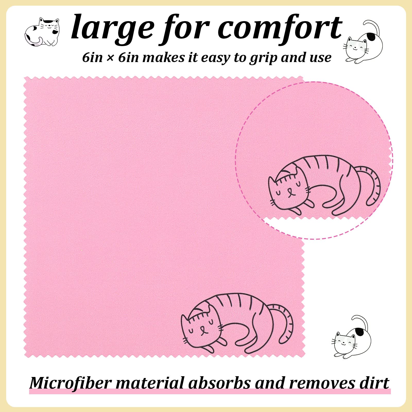 Lingettes Sinmoe microfibre ecrans tablette chat, entretien quotidien efficace