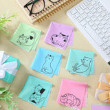 Lingettes Sinmoe microfibre lunettes soleil chat design, nettoyage doux et sûr