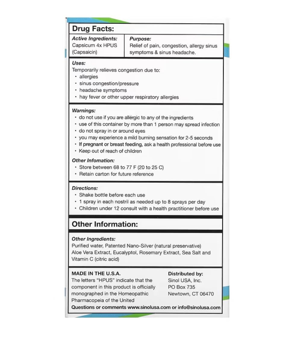 Applicateur nez SinolM démontrant une administration facile et précise.