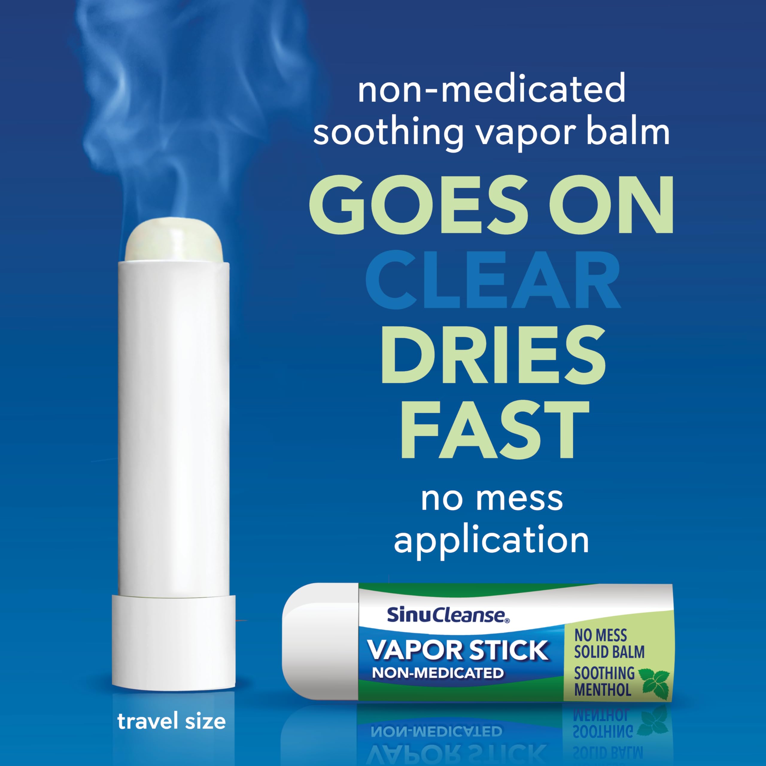 Bâton vaporisateur SinuCleanse glisse propre sans contact