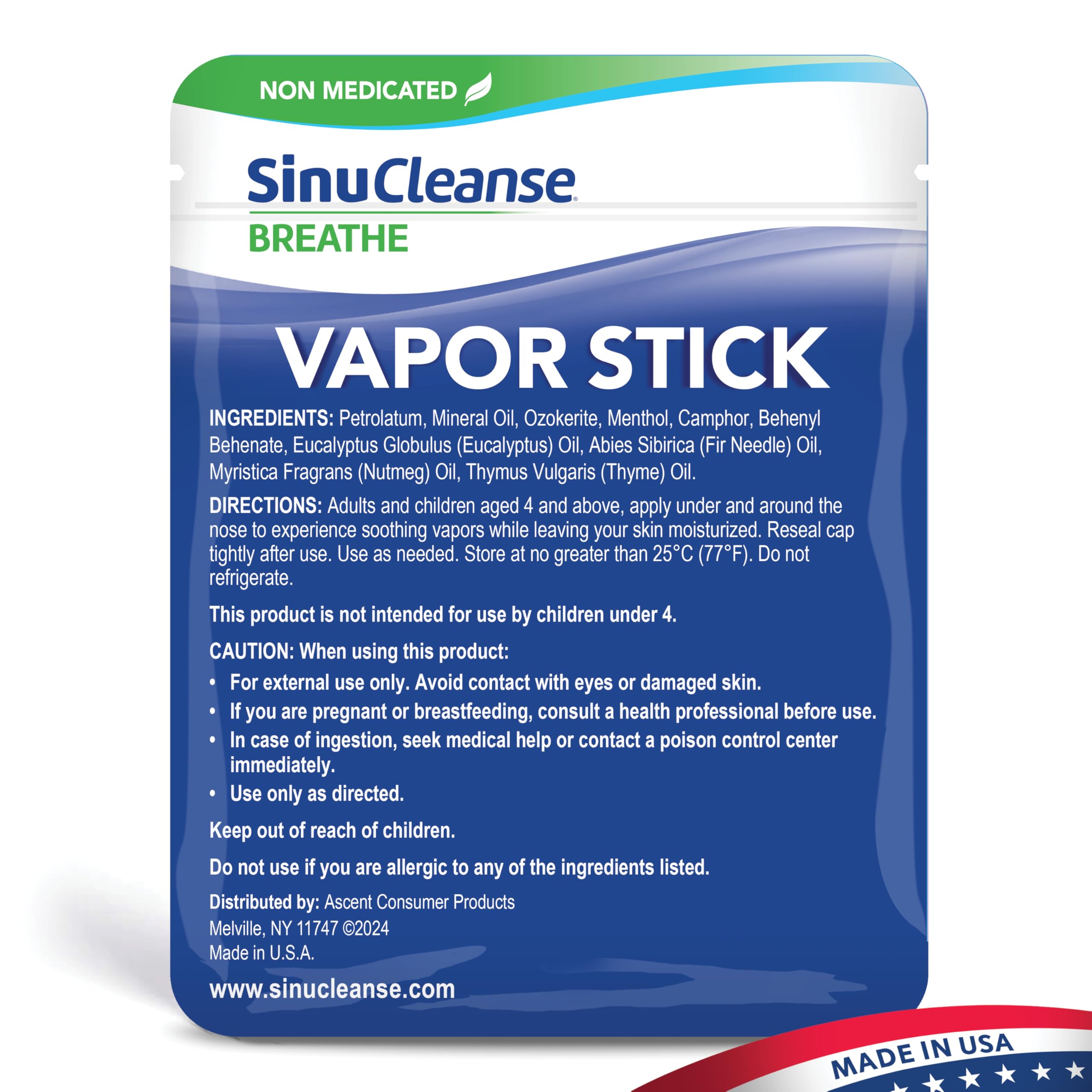 Paquet double de SinuCleanse 3,1 g pratique voyage