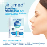 Pack de sachets salins pré-mesurés pour SinuMed Sinus Rinse.