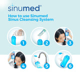 Recharges disponibles pour SinuMed Sinus Rinse pour continuer l’utilisation.