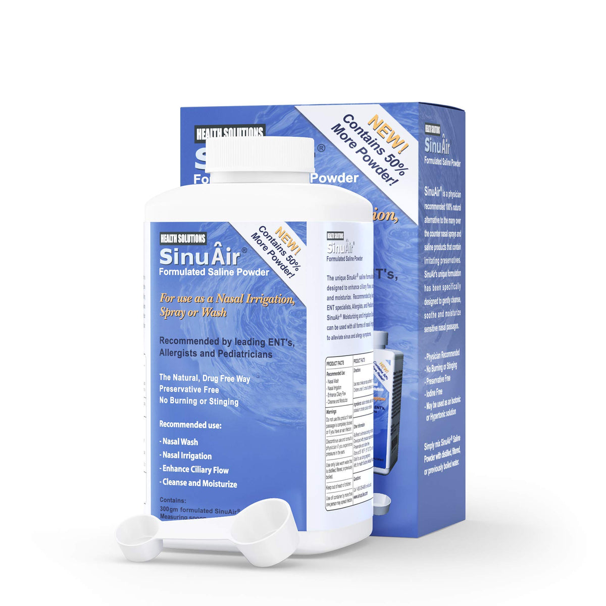 SINU PULSE ELITE poudre saline pour rinage nasal, hydratation douce