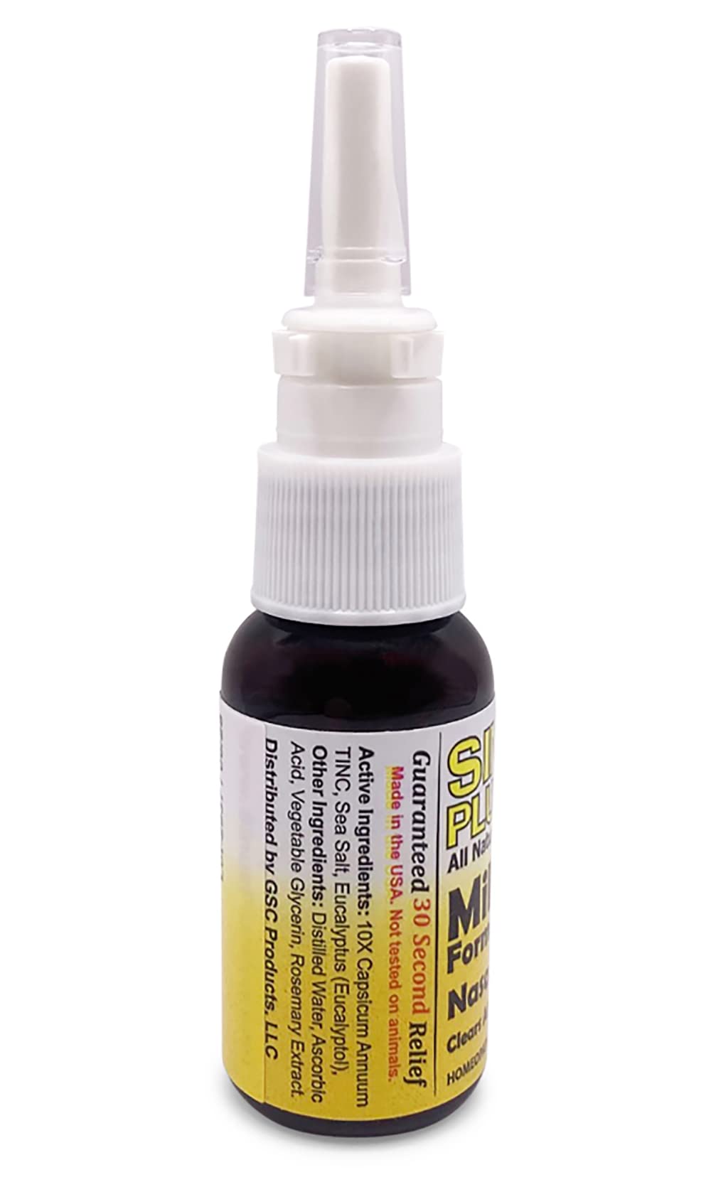 Sinus Plumber Allergy nasal spray, doseur : pulvérisation facilitée et contrôle quotidien.