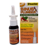Sinus Plumber, bouteille spray poivre: soulagement potentiel de la congestion nasale.