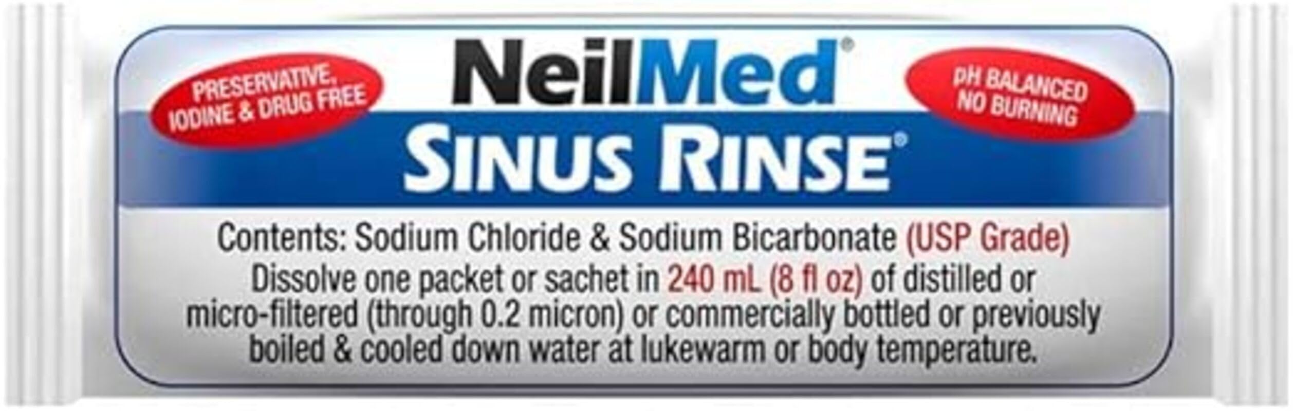 Capuchon noir du kit Sinus Rinse facilitant le nettoyage.
