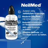 Guide d'instructions Sinus Rinse inclus pour l'utilisation.