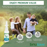 Sinusave: flacon spray conçu pour l'hygiène nasale quotidienne.