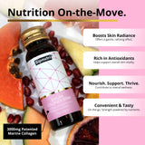 Sipnutri Sakura Collagen, bouteilles refrigeres prêtes a consommer tout au long de la journee.