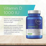 SISU Vitamine D 1000 UI – Boîte familiale de 200 comprimés pratique en voyages.