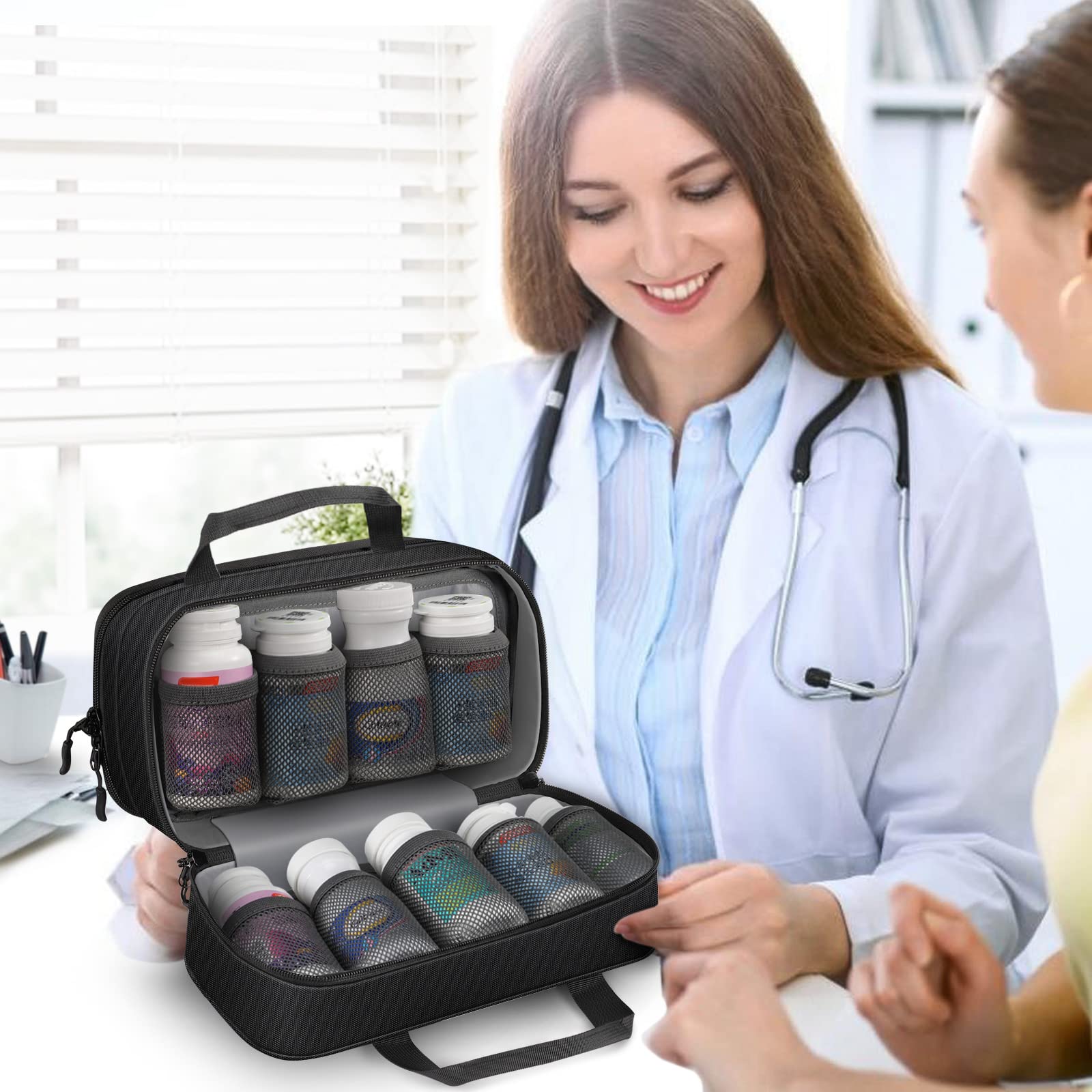 SITHON Poches-detachables pour medicaments facilitant l’accès.