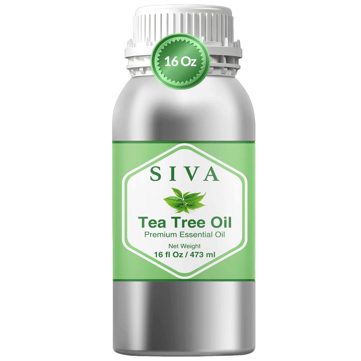 SIVA: bouteille d'huile d'arbre à thé 16 oz prête pour diffusion et soins cutanés.