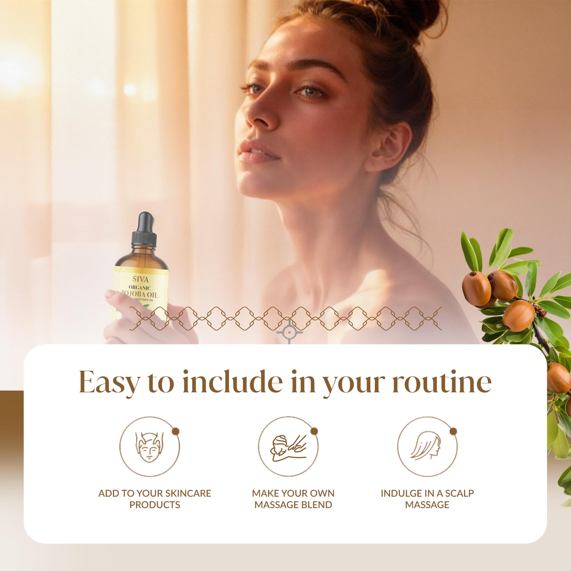 SIVA jojoba huile avec huiles essentielles: dilution sûre