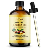 SIVA jojoba huile dans bouteille en verre avec dropper pour application précise