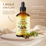 SIVA jojoba huile cheveux: soin du cuir chevelu et des longueurs