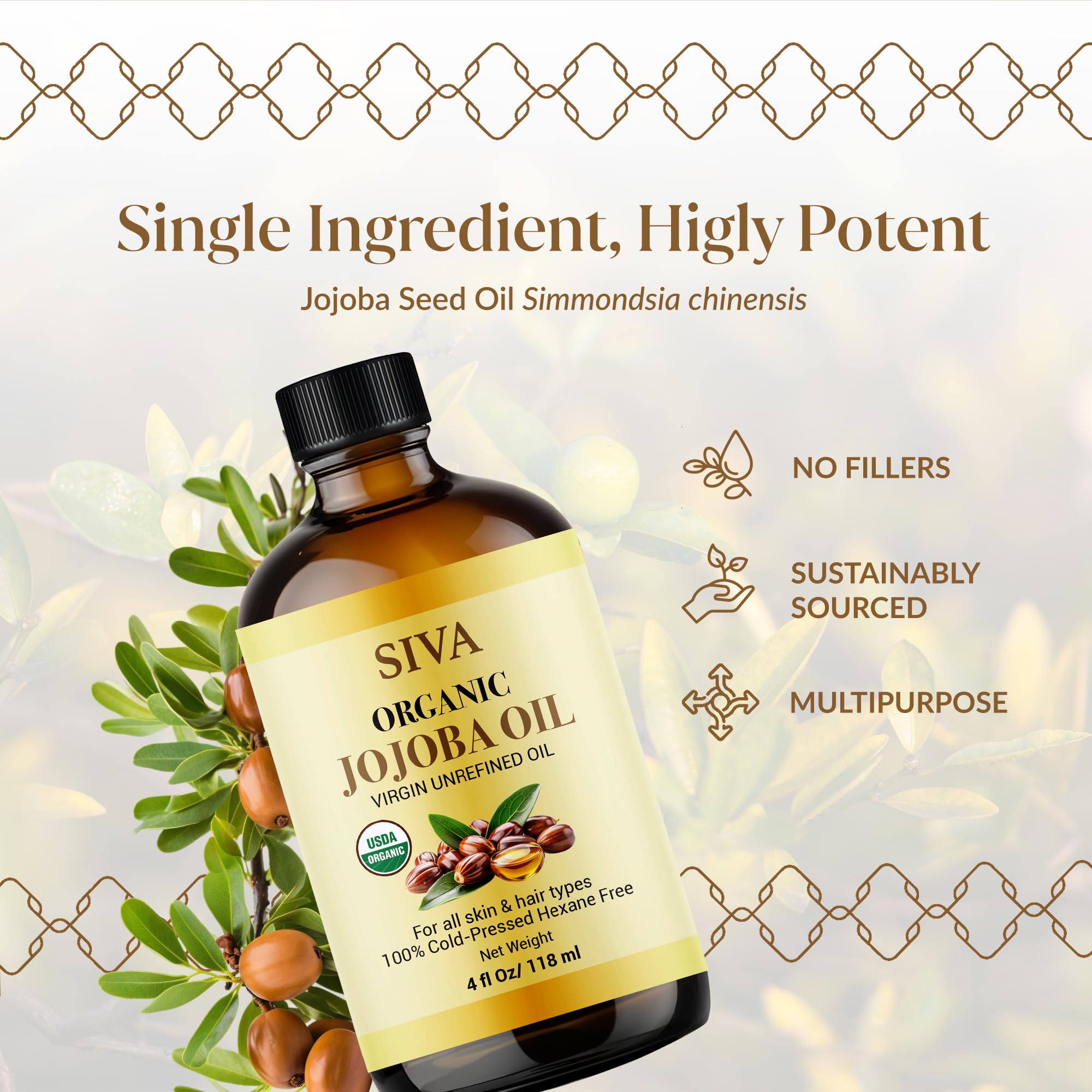 SIVA jojoba huile cuir chevelu: massage capillaire doux