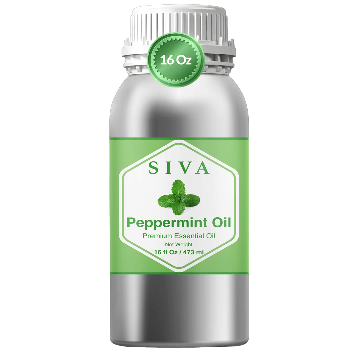 SIVA ORGANICS huile essentielle menthe pure pour diffusion rafraîchissante.